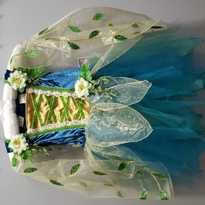 Fairy Dust NWT Woodland Fairy Costume with Light-up Floral Headband